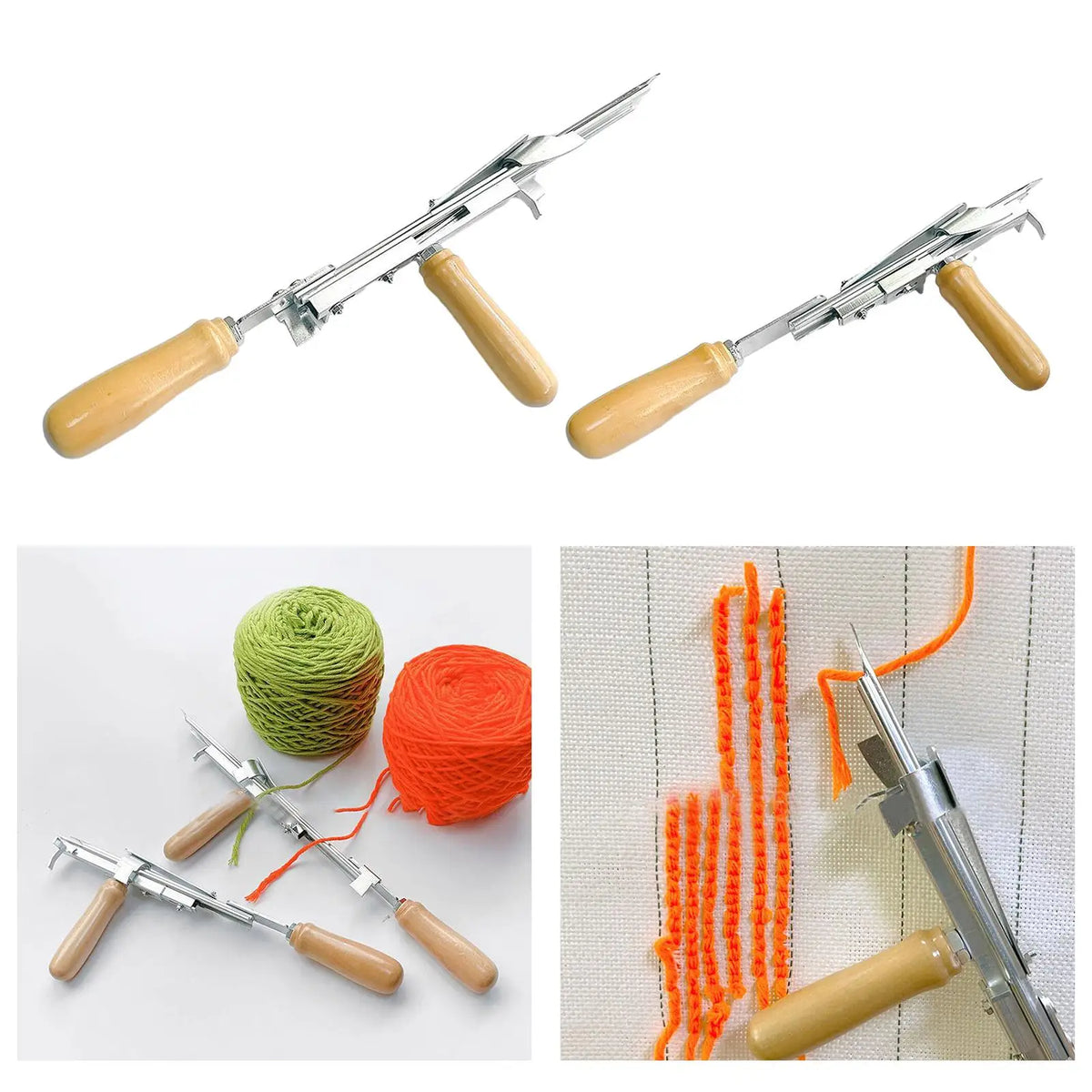 Manual Tufting Carpet Tool, DIY Lightweight Handheld Rug Tufting Loop Pile, Tufting Rug Weaving Tool for Knitting Machine Quake