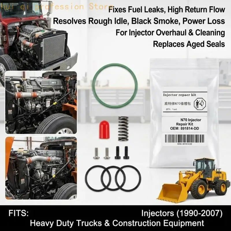 Small Part Service for Fuel System Repair, Spring Screw Hardware Pack for N70 Series Overhaul Maintenance and Routine Workshop Quake