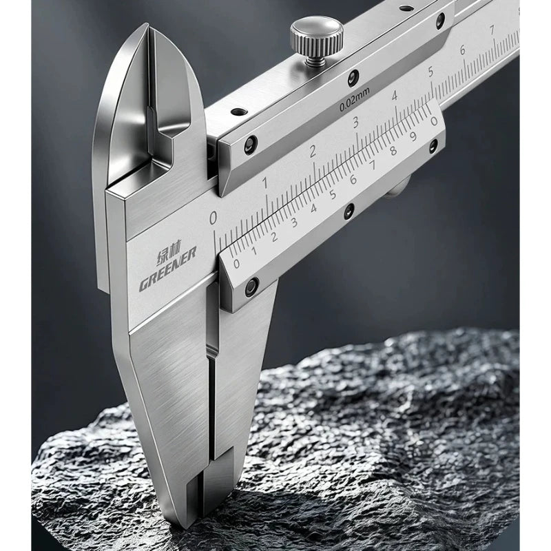 Stainless Steel Vernier Caliper High Precision Large Size Household Inner Diameter Measuring Precision Measurement Tool Quake