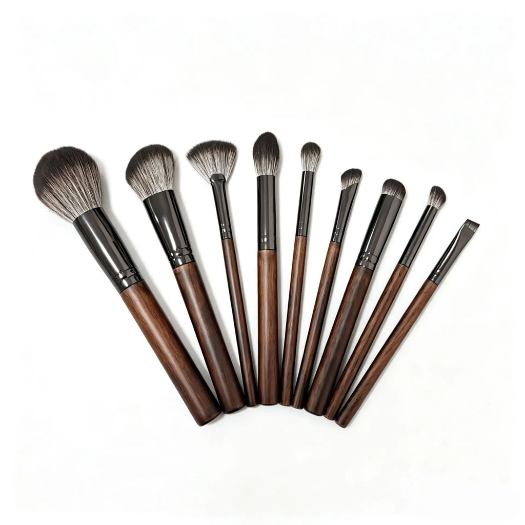 9PCS Eyeshadow Professional Makeup Brushes Crease Blending Shader kist dlya teney brovey brochas maquillaje Cosmetic Beauty Tool Quake