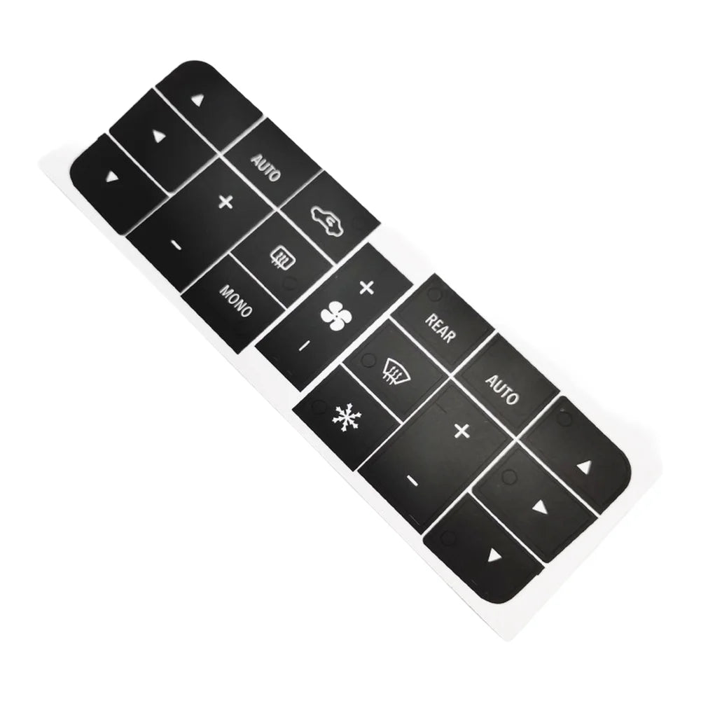 Vinyl HVAC Button Label Decal Compatible with For Maserati and For Granturismo Interior Climate Control Panels Quake