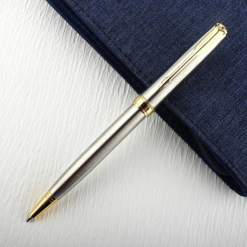 High Quality Multiple Colour Metal Ballpoint Pens Administrative Office Stationery Luxurs Blue Ink Quake 5017-1
