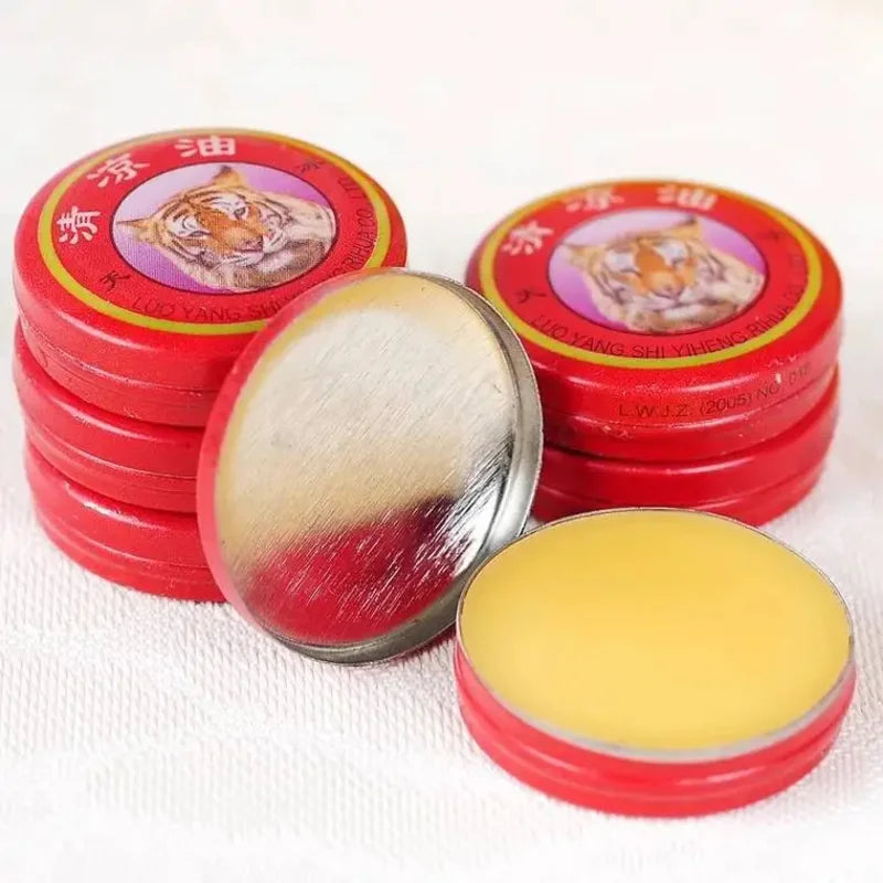 3-20pcs Natural Summer Cooling Tiger Balm Essential Oil Tiger Solid Balm Fragrance Refreshing Oil Quake