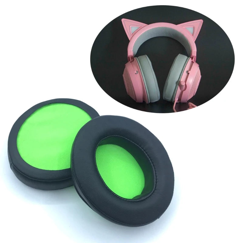 Earmuff Ear Cushion Pads Pillow Cover for Razer Kraken TE /Kraken Ultimate Nari Essential Ultimate K1KF Quake