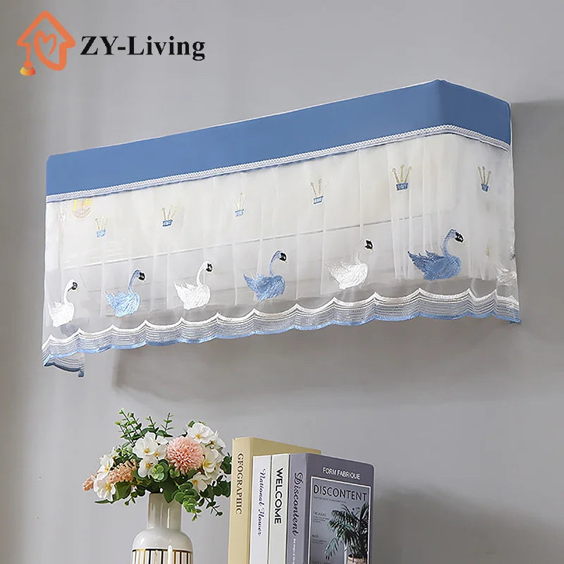 1Pcs Air Conditioner Dust Cover Anti-dust Wall Mounted Protector Air Conditioning Covers Washable Home Textil Protective Bags Quake