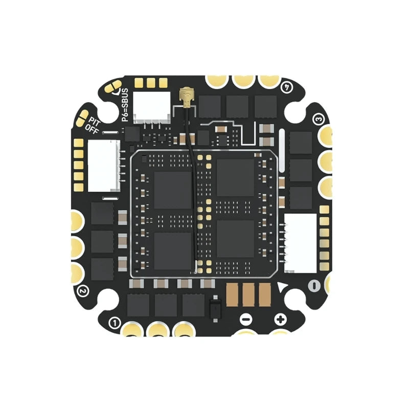 FPV Controller Board 36X36Mm with ELRS Ready Board Area, Service Port Access, Connection Labels, 45A Current Class for Use K1KF Quake CN