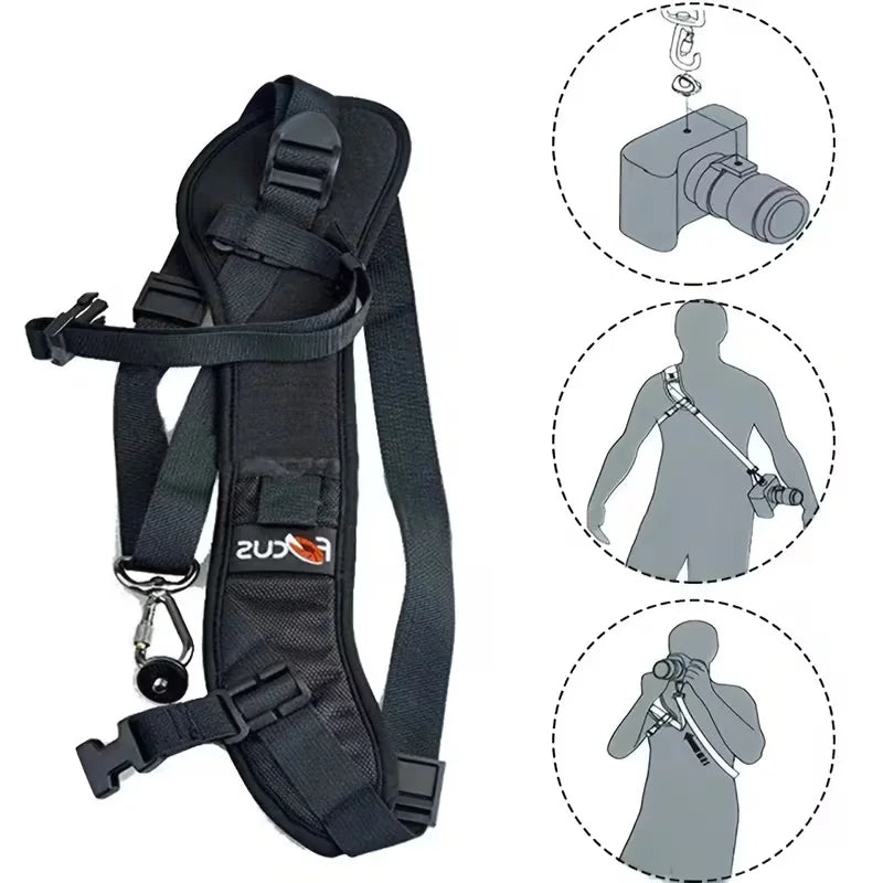 1pc DSLR F-1 Professional Shoulder Strap for Quick Shooters And Photographers,Single Shoulder Camera Strap For Camera DSLR Quake