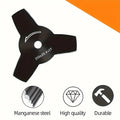 1pc lawn mower blade SK85 steel universal 3 tooth manganese steel 255x25.4x2mm park orchard farm daily weeding tool accessories Quake 1pc