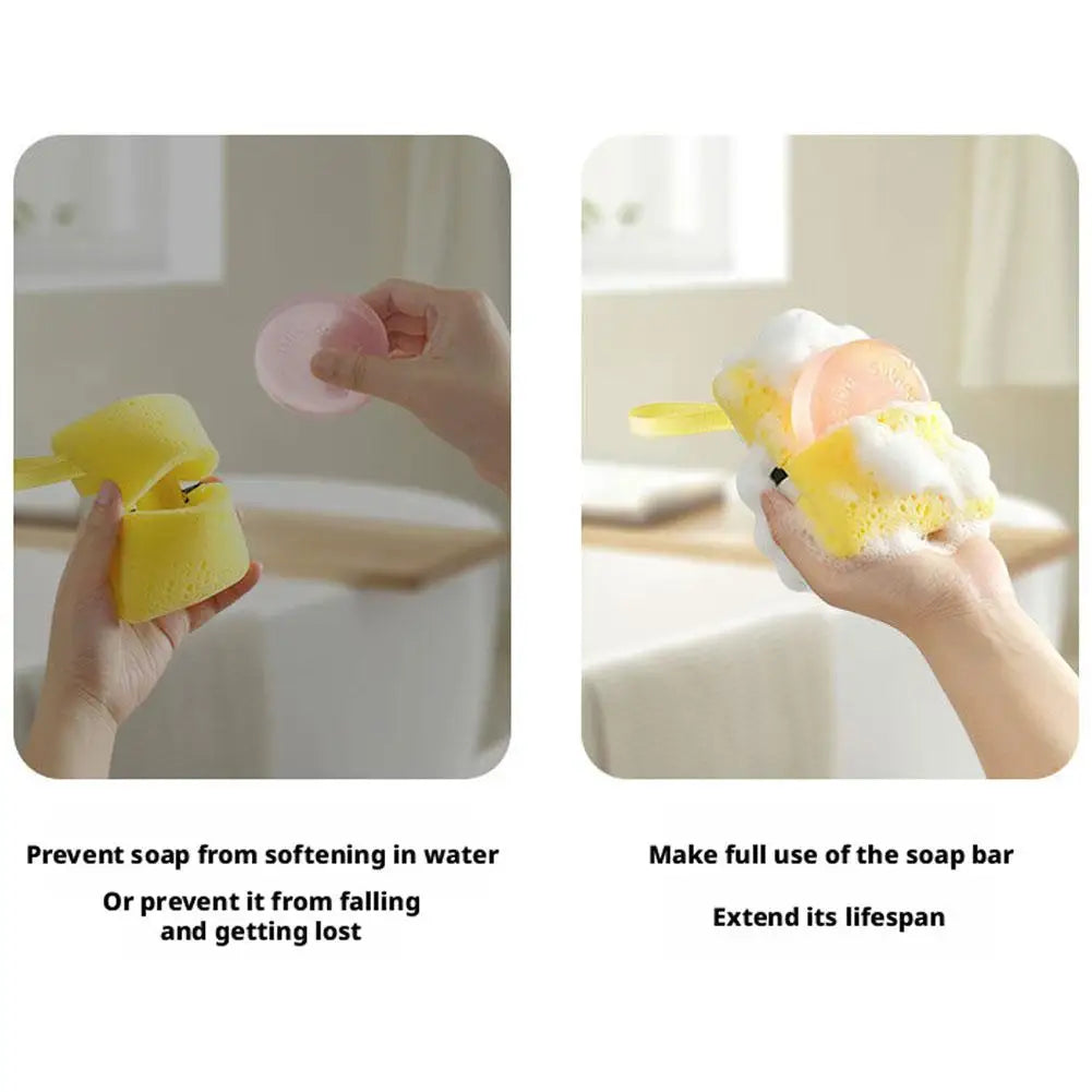 Mesh Soap Bags Wash Sponge For Soap Bars, Hangable Bar Soap Pouch, Soap Pouch For Shower, Colorful Soap Saver Bag For Body Wash Quake