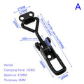 2Pcs Black Adjustable Toggle Latch Catch, Lever Handle Lock Hasp Quick Clamp for Cabinet Box Furniture Hardware Quake Style1