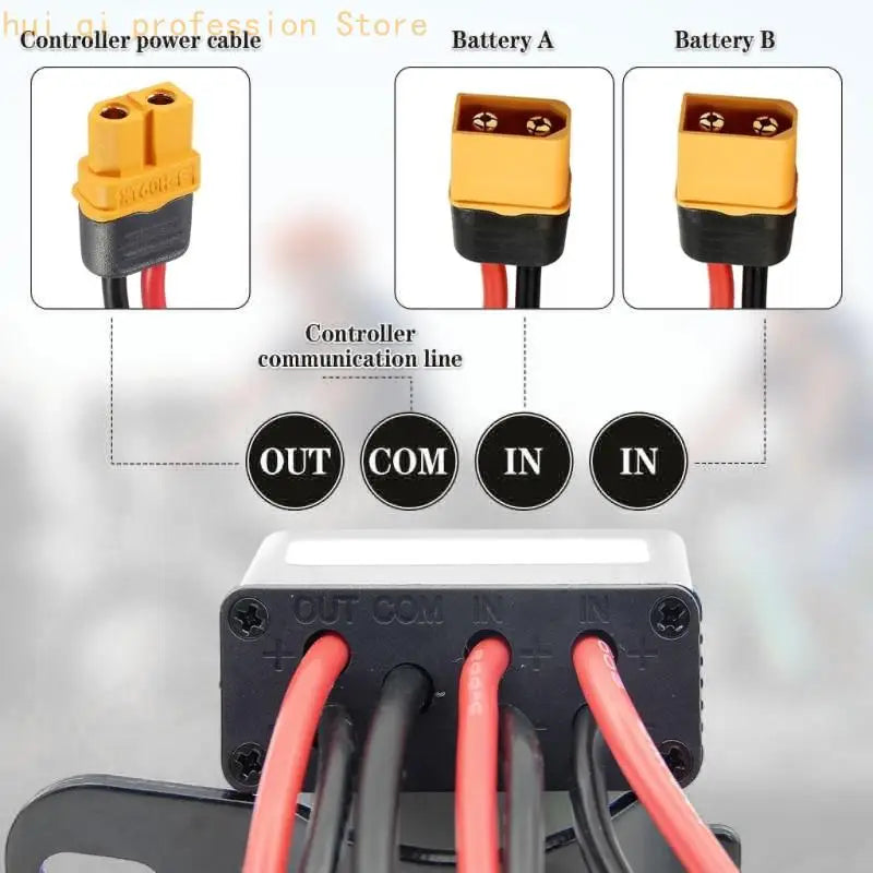 Battery Pack Balance Discharger for E-Bike Maintenance Tasks, Service Workflows, and Energy Storage Debug Applications 2 Pack Quake