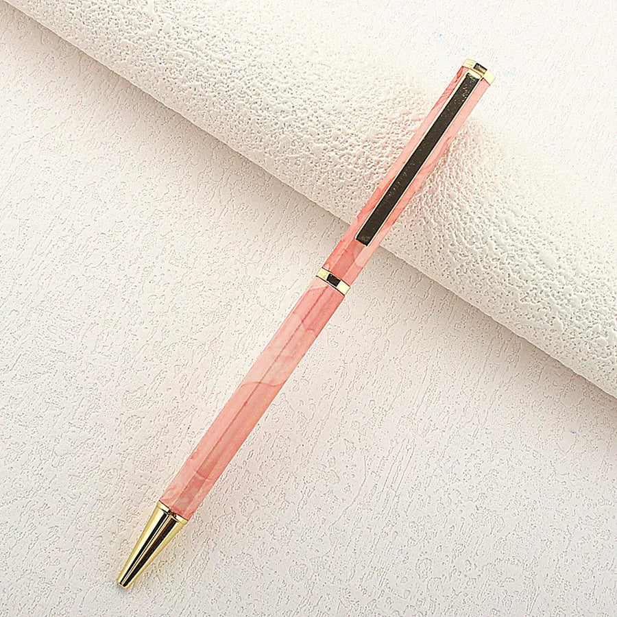 Premium Octagonal shape Metal Ballpoint Pen blue Ink Office Business Writing Ballpoint Pen School Student Stationery Gifts Quake 857-1