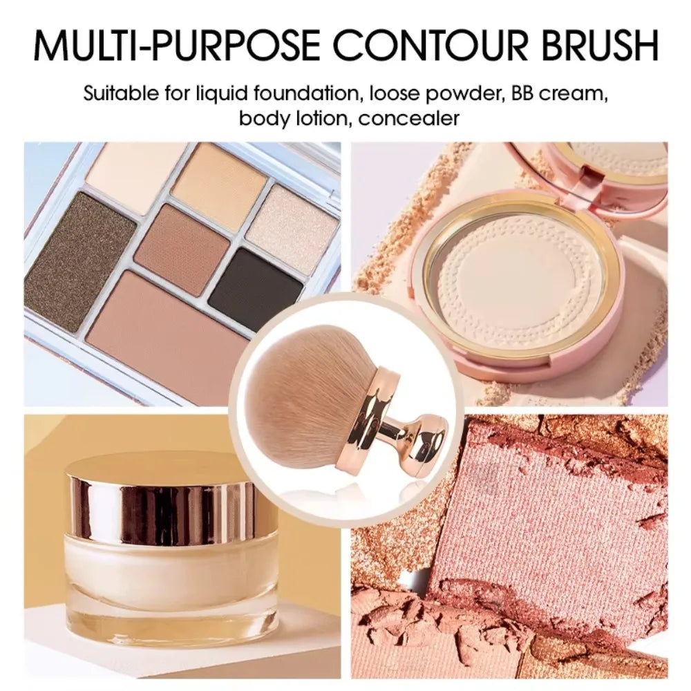 Extra Large Soft Body Makeup Brush Self Tanner Leg Makeup Bronzer Oval-shaped Multipurpose Blusher Brush Beauty Tools Wholesale Quake