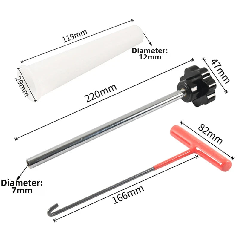 Auto Tire Valve Stem Changer Tool For TR413 TR414 High Heads Removal Installation Kit Car Repair Accessories Set Quake