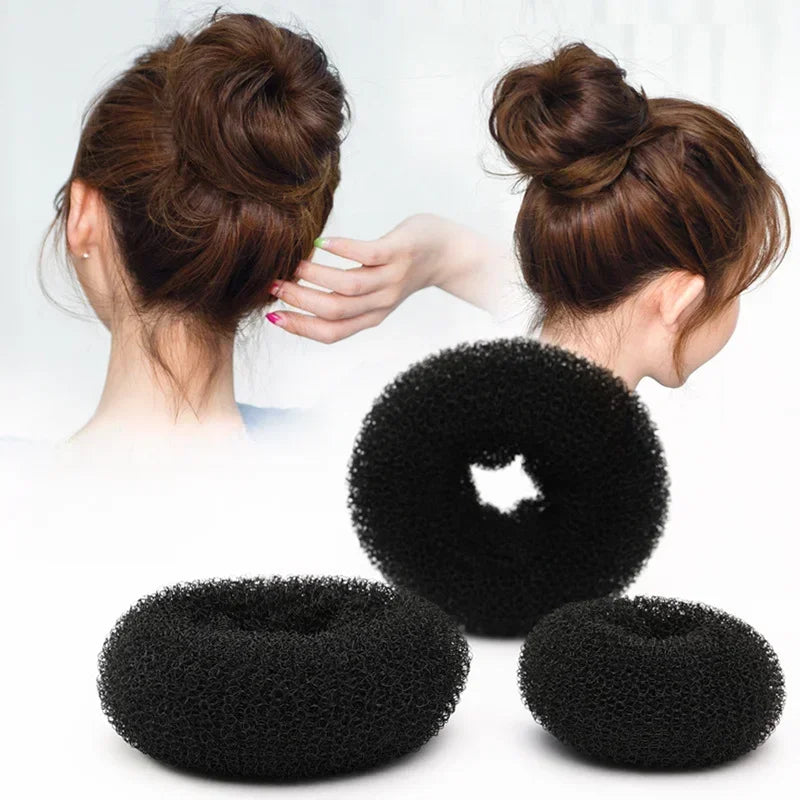 Magic Hair Bun Maker Donut Foam Sponge Easy Big Ring Hair Styling Tools Products Hairstyle Women Girls Hair Accessories Quake