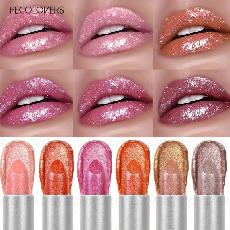 Multi-color Glitter Lipstick, Shiny and Charming Lips, Waterproof and Sweatproof, Suitable for Festival Makeup, Lip Cosmetics Quake