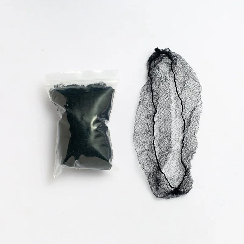 5mm 20Pcs Invisible Nylon Hairnet Hair Nets for Wigs Weave Disposable Hair Soft Lines Dancing Hairnet for Bun Hair Tools Quake 20pcs NO.1