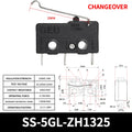 10/50/100PCS Micro Limit Switch with SPDT Snap Action Tact Switch on off Safe, Eco-Friendly for Home Appliance On/Off Control Quake SS-5GL-ZH1325 50PCS