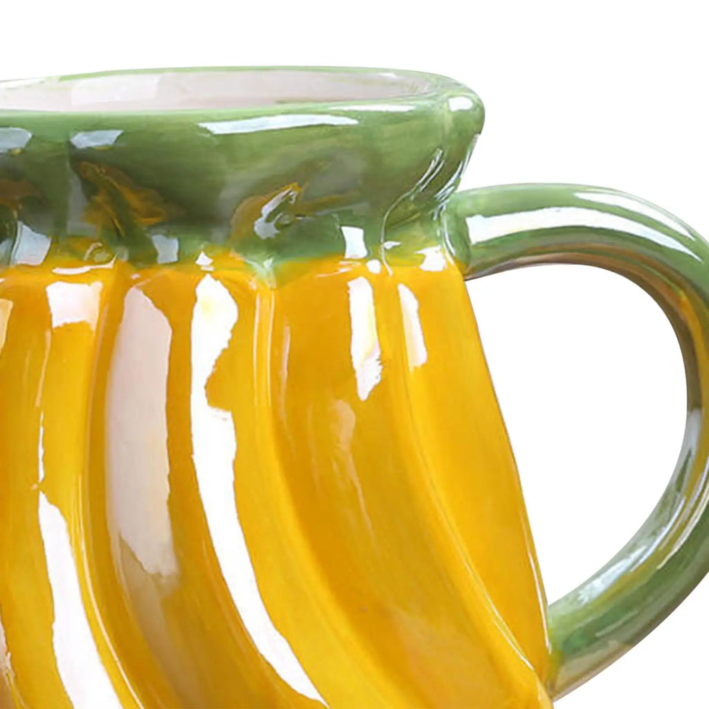 Fruit Shape Ceramic Coffee Mug Funny 3D Fruit Cup for Coffee Water Beverage Quake