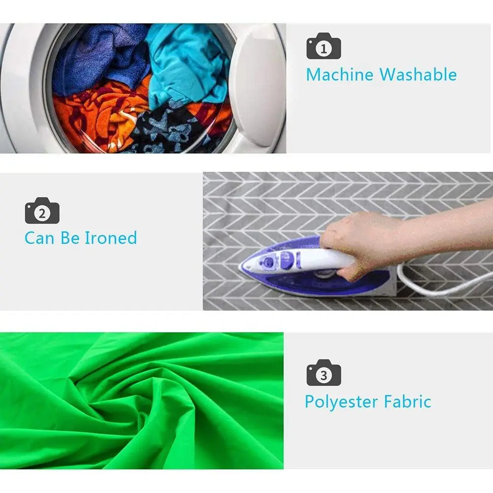 Video Shooting Green White Black Smooth Photography Background Backdrop Cloth Screen Chromakey Quake