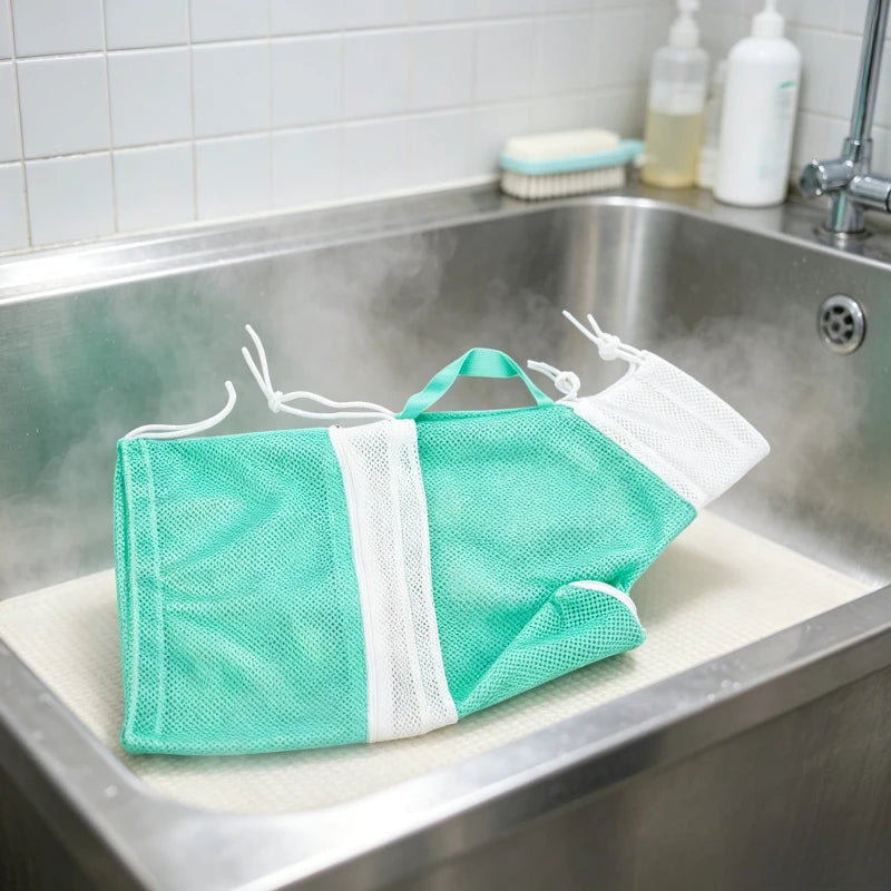 Household Multifunctional Cat Washing Restraint Bag Breathable Mesh Anti-scratch Bag for Bath Nail Trim Pet Daily Care Quake