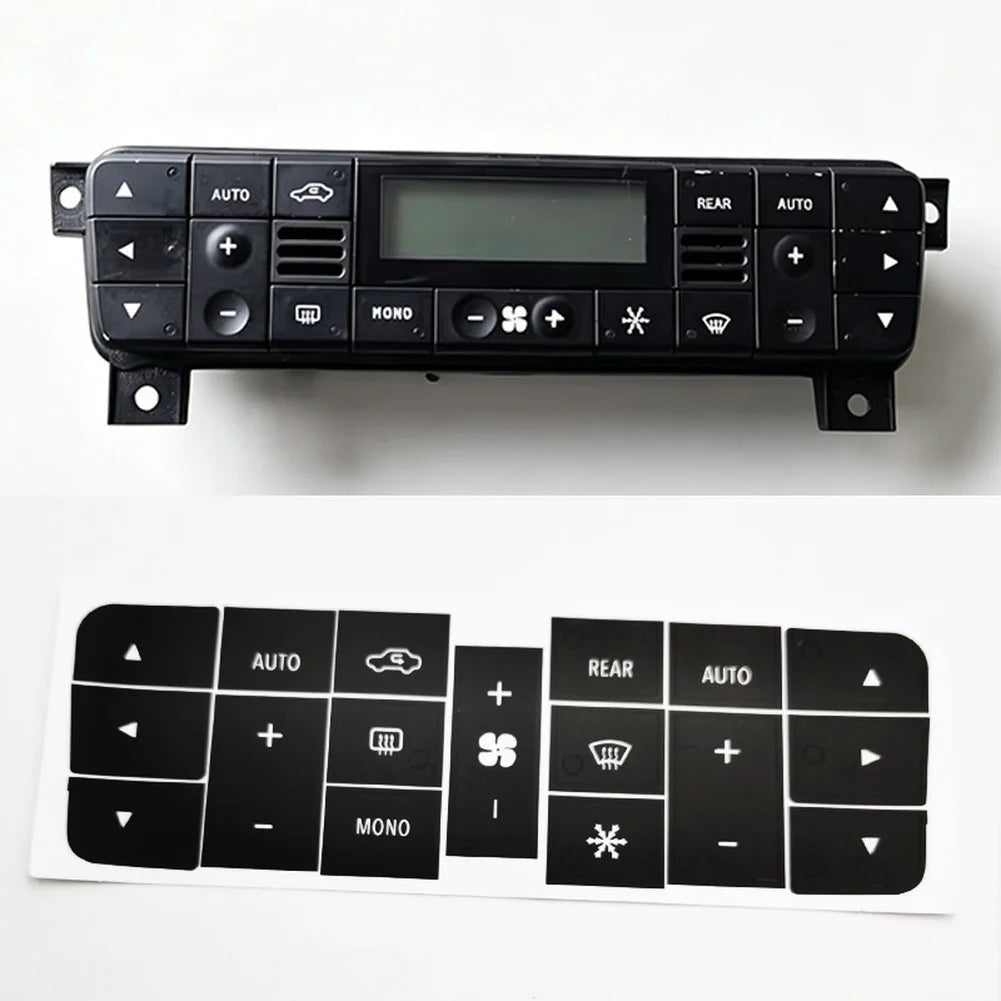 Vinyl HVAC Button Label Decal Compatible with For Maserati and For Granturismo Interior Climate Control Panels Quake A