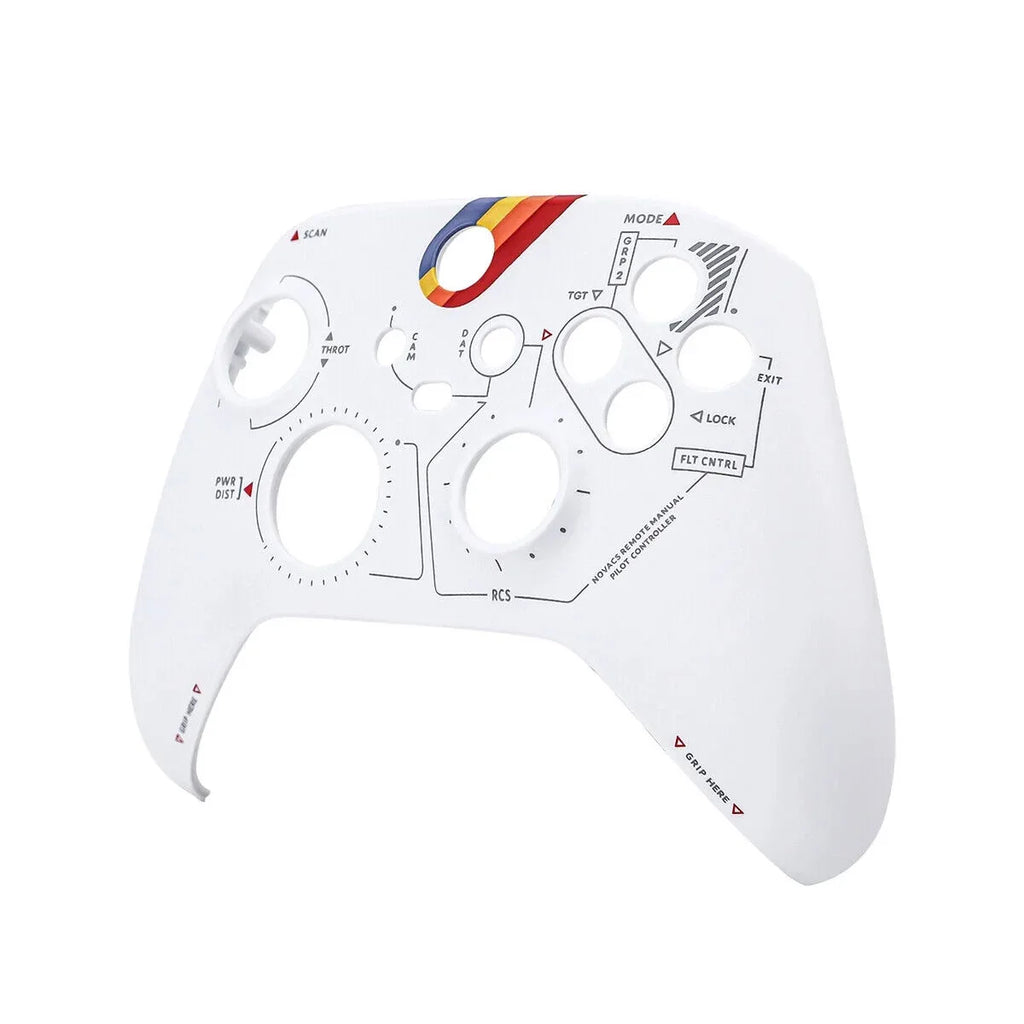 For Xbox Starfield Collectors Edition Controller Front Cover Shell Replacement Quake WHITE