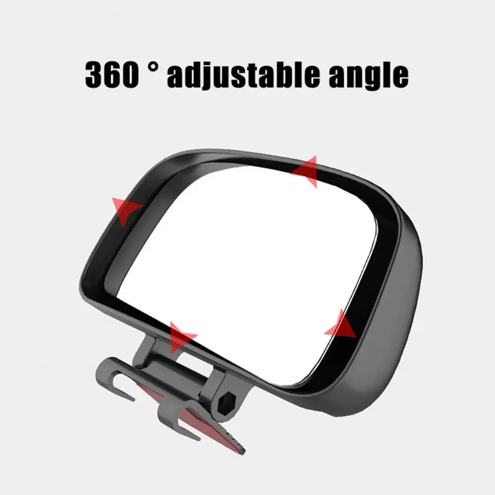 Adjustable Blind Spot Mirror Universal Car Side Rearview Mirror Blind Spot Mirror with Adjustable Angle for Simple Installation Quake
