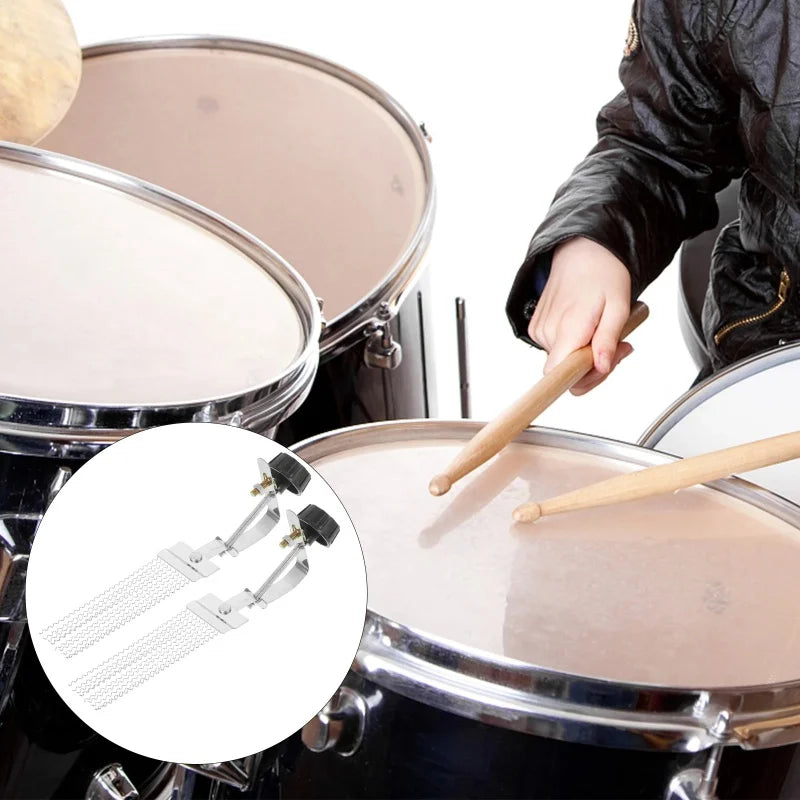 1/2pcs Half Design Steel Iron Snare Wire Drum Spring Percussion Musical Instrument Accessories for Children Snare Cajon Box Drum Quake