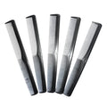 vvocci 5-Piece Wide Tooth Carbon Fiber Salon Cutting Comb Set–Heat Resistant Professional Hairdressing Styling Comb for Barbers Quake M405 5pcs
