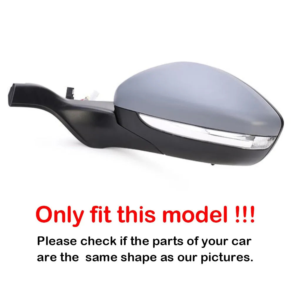 For Peugeot 208 2008 2012-2018 Citroen C3 2016 to 2020 2x Car Sticker Rearview Side Mirror Cover Wing Cap Exterior Case Trim ABS Quake