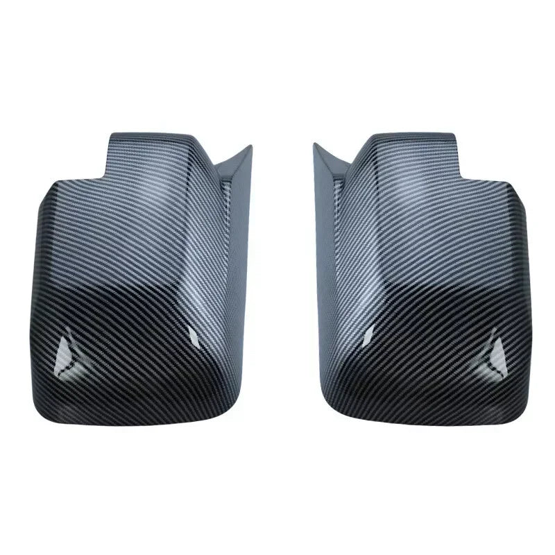 For Ford Bronco 2021-2024 Car Sticker Rearview Side Mirror Cover Wing Cap Exterior Door Rear View Case Trim Carbon Fiber Look Quake Carbon