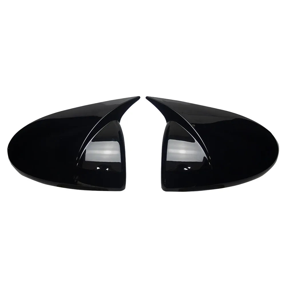 For Hyundai Sonata DN8 2020-2022 Car Sticker Rearview Side Mirror Cover Wing Cap Exterior Case Trim Accessories Vehicle Decor Quake No Light Black