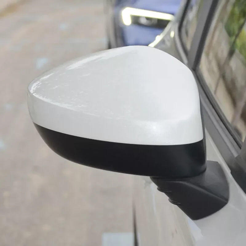White Black Side Door Mirror Cover Caps Replacement For Honda Civic 11th Gen 2022 2023 2024 Sedan Hatchback Pair Quake