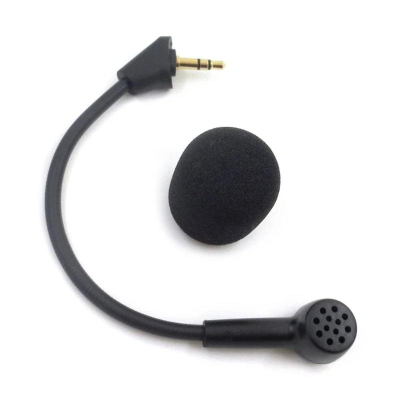 Replacement Mic for Hyper X Cloud for Alpha/Hyper X Cloud for Alpha S Gaming Headset 3.5mm Detachable Microphone K1KF Quake