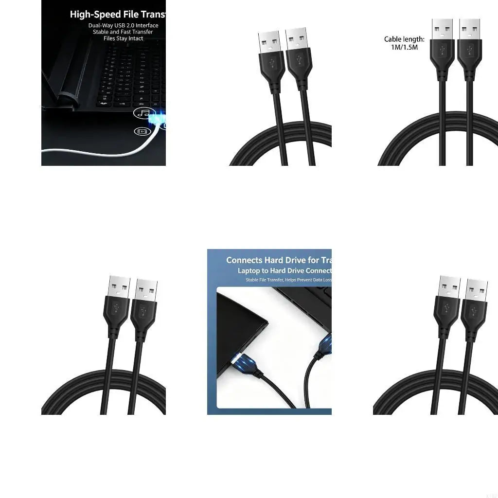 USB 2.0 Transfer Cord for External Drive Copy and Office Backup Use K1KF Quake