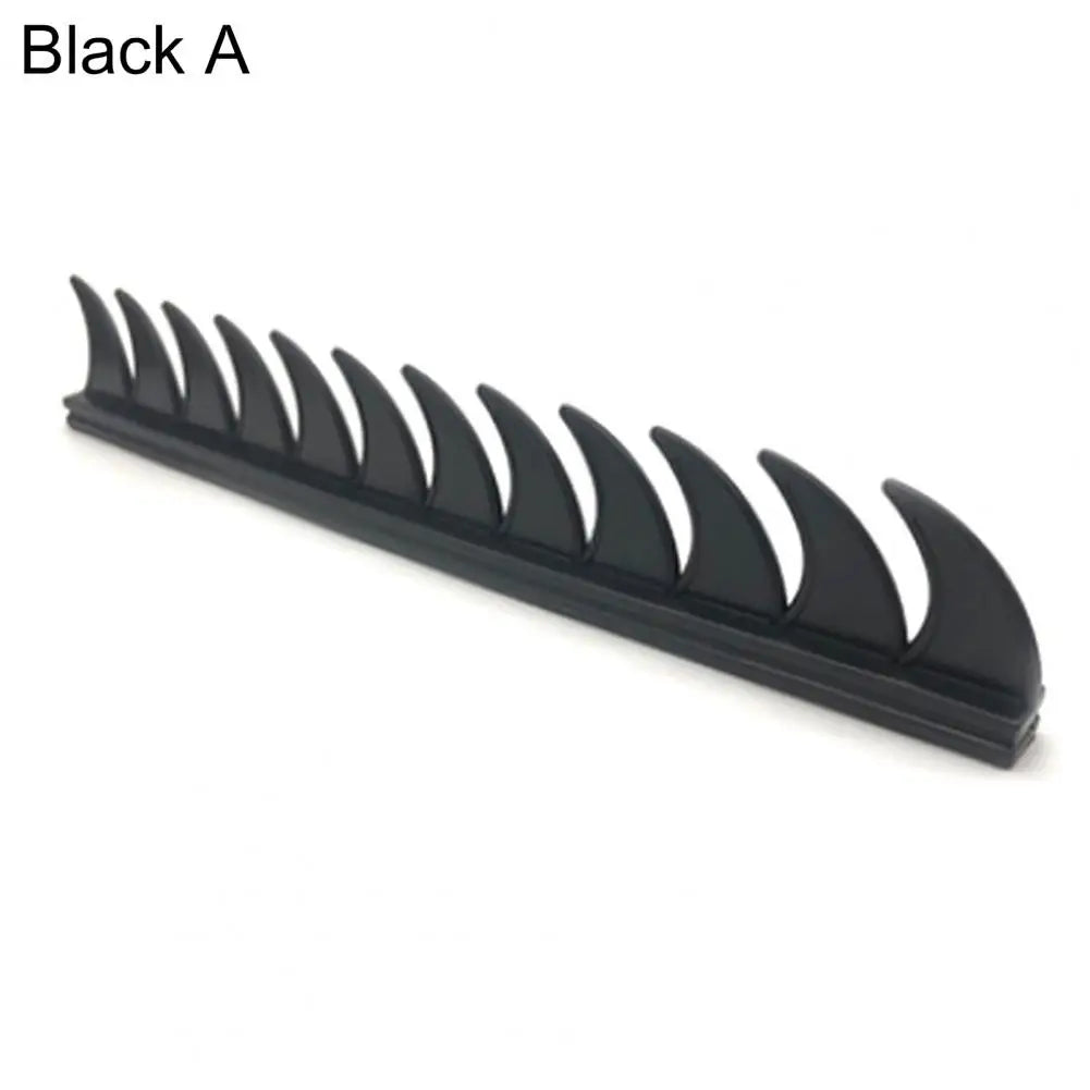 Universal Motorcycle Modified Helmet Sticker Personalized Cockscomb Horns Decal Quake Black A