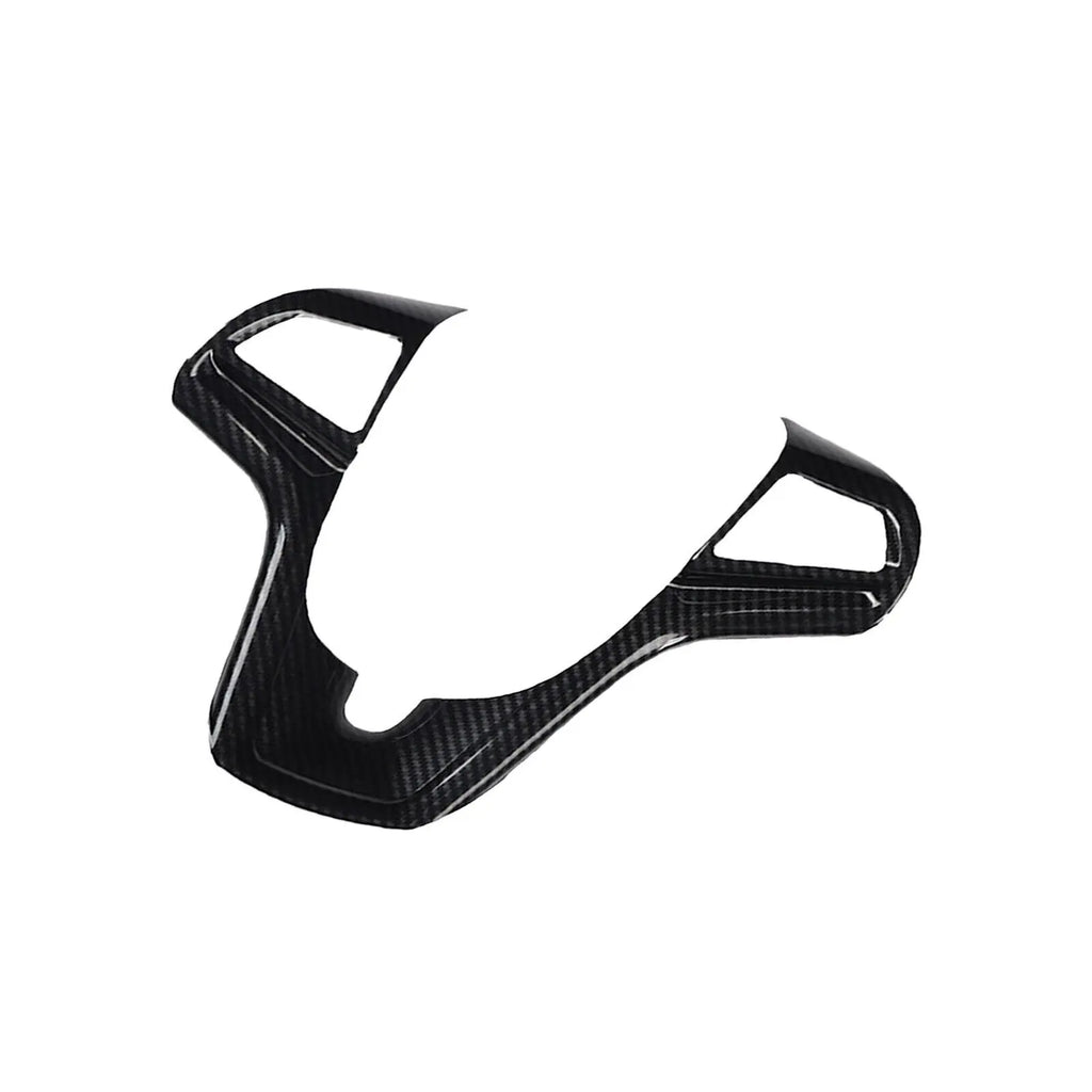 For Chevrolet Malibu 2012-2015 ABS Car Inner Sticker Interior Steering Wheel Cover Trim Frame Decotation Auto Carbon Fiber Style Quake