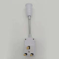E27 Lamp Holder Socket UK AC Switch Adapter Lightweight Bulb Socket for Home LED Bulbs with Wire Quake 100V-127V US Plug