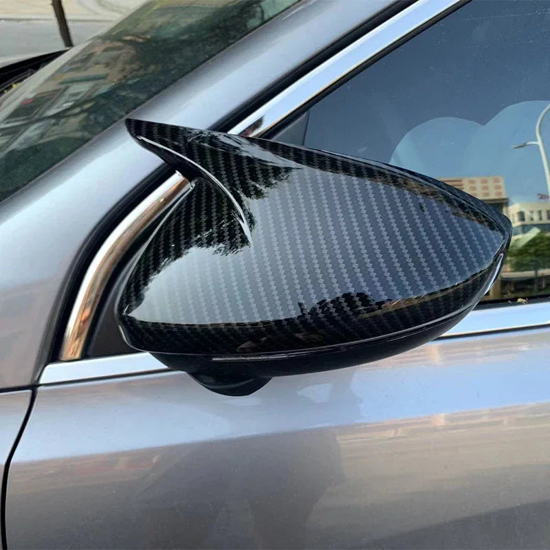 For Peugeot 208 2020-2023 Peugeot 308 2014-2020 508 2008 Rearview Side Mirror Cover Wing Cap Sticker Exterior Case Trim Carbon Quake