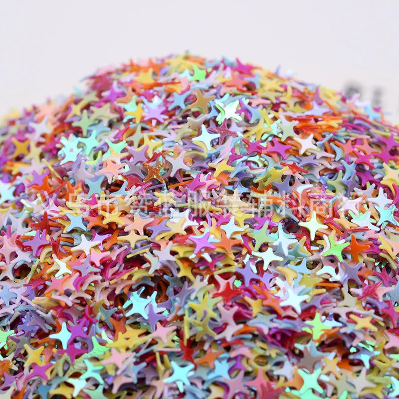 50g/500g Shiny Star Nails Glitter Flakes Starry Sequins Holographic Bright Slices Spangles for DIY Decor UV Silicone Mold Filler Quake