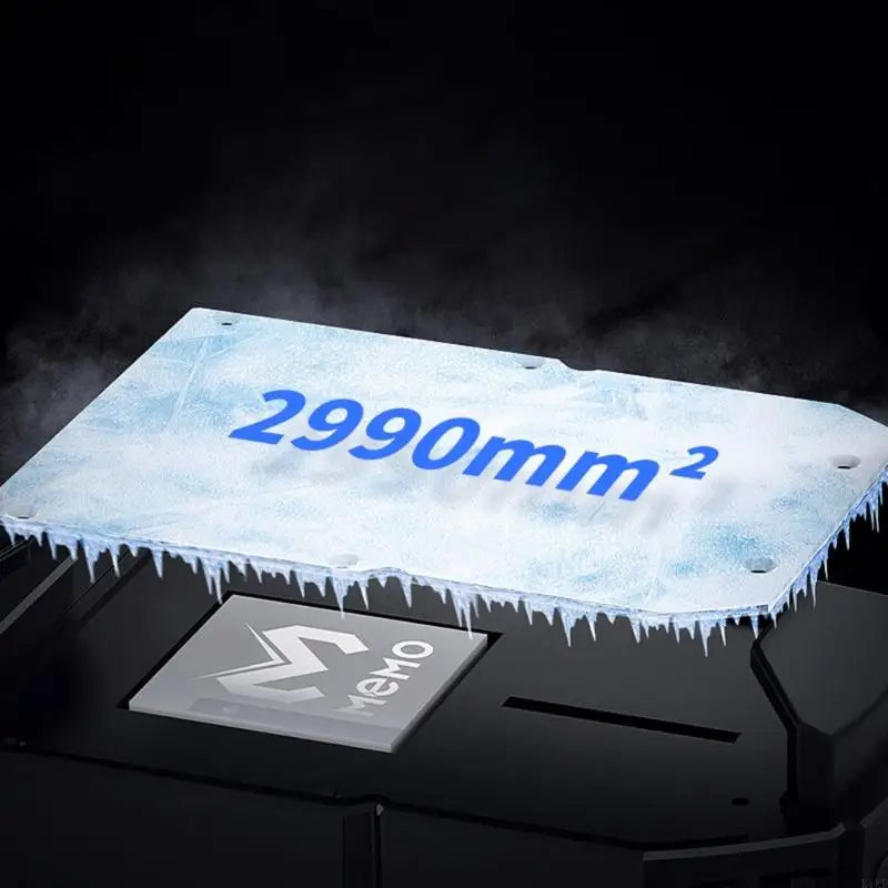 Semiconductor Phone Coolers With Temperature Display Rapid Cooling For 73-104Mm Width Gaming Phones K1KF Quake