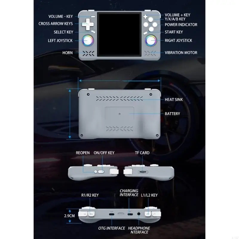 Double Pad version Foot Traditional Play Handheld With 128GB Storage 18000+ Preloaded Contests Rechargeable Battery For K1KF Quake