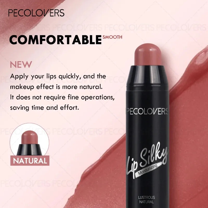1Pc Smooth Lip Liner Pencil, Non-sticky Long-lasting Hydrating, Glossy Lip Makeup, Elegant Tones, Suitable for Lip Care Quake