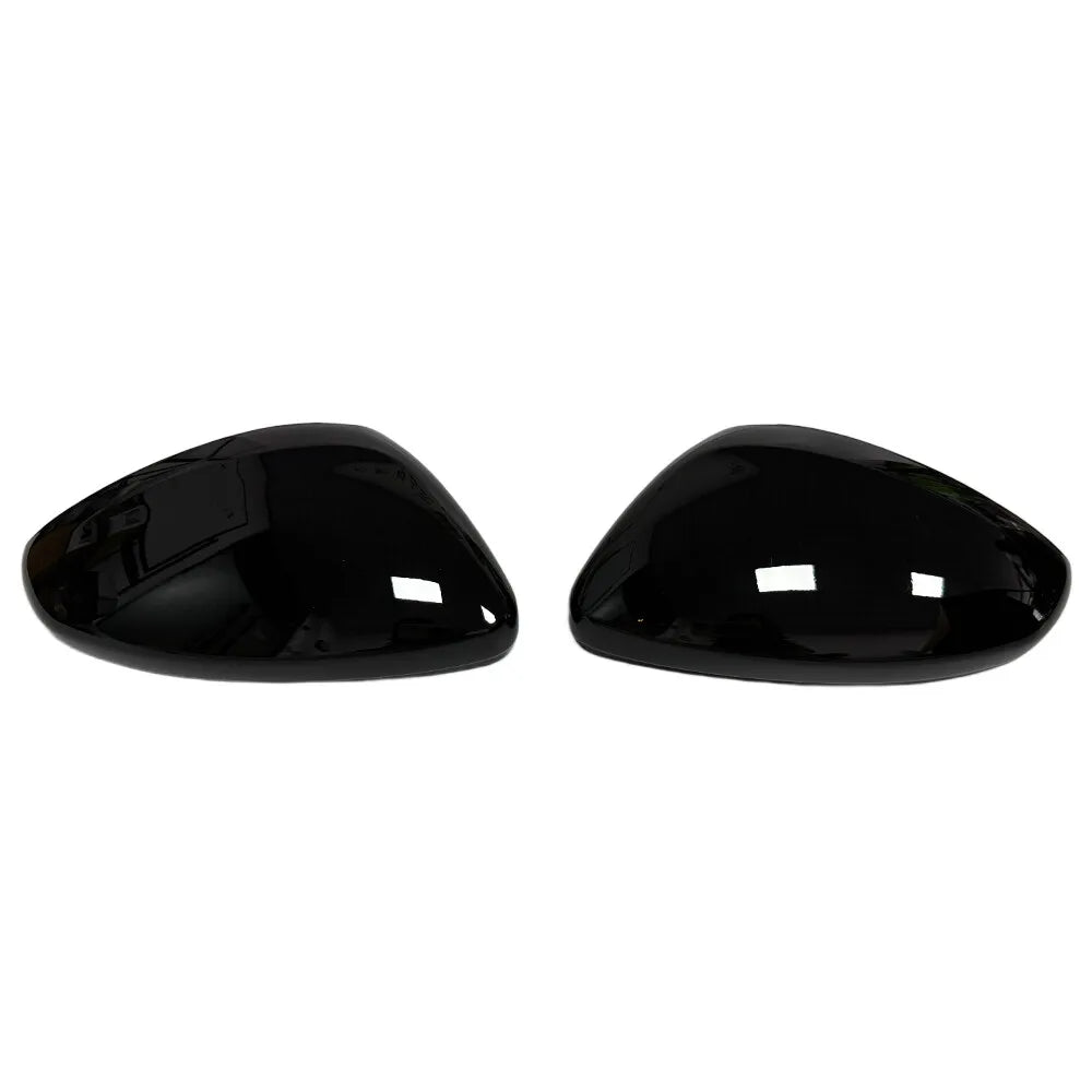 For Peugeot 208 2008 2019-2025 Car Replacement Rearview Side Mirror Cover Wing Cap Exterior Case Trim Accessories Vehicle Decor Quake Gloss Black