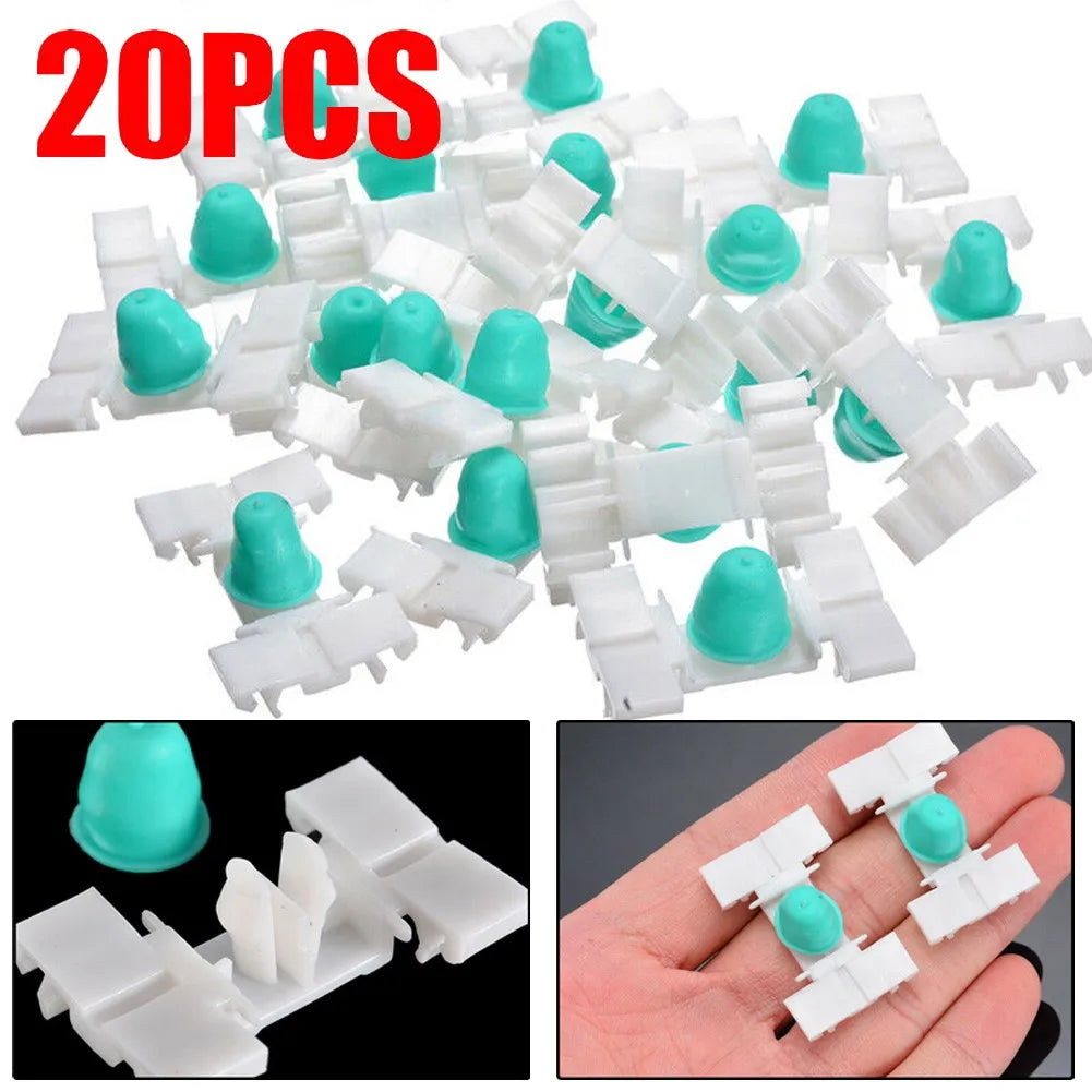 20 PCS Door Moulding Trim Clip Compatible with For BMW E36 E46 325 328 323 330 Moulding Fastener Retaining Clips Quake A