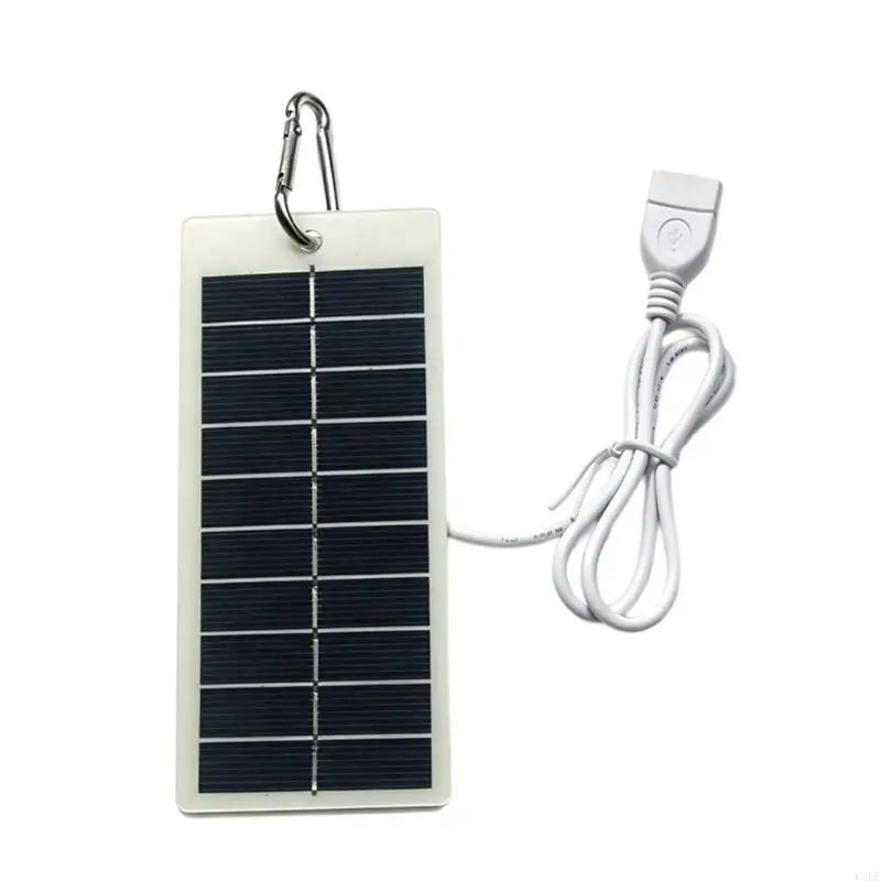 Travel USB Sun Board with Cell Array Layout for Small Devices, 5V Output Unit for Camping Hiking Outdoor Carry and K1KF Quake