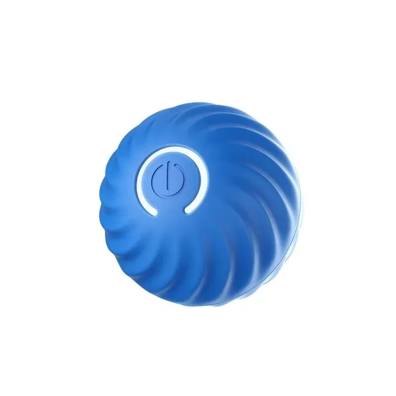 1pcs Dog Toys Intelligent Gravity Jump Ball Rechargeable Bite-Resistant Rolling Ball Cat And Dog Chase Interactive Pet Toys Quake Blue G1339A