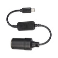 22AWG USB/Type-C To 12V Cigarette Lighter Socket Male to Female Cigarette Lighter Adapter Converter Car Electronics Accessories Quake TYPE-C 5V to 12V 1PCS 2M