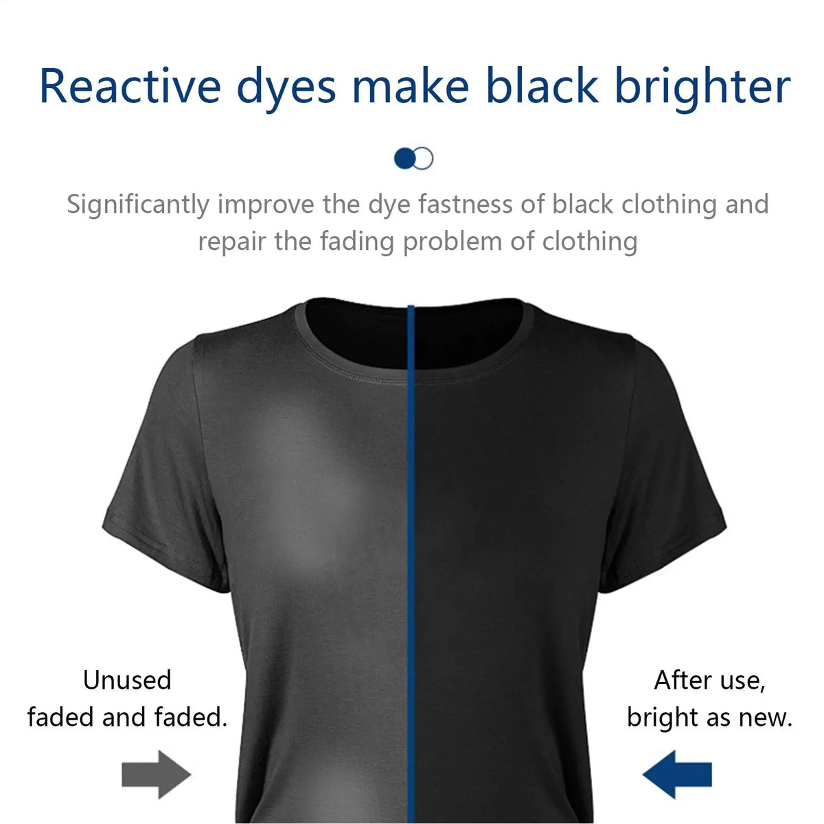 Black Clothes Dye Darkening Color Long-Lasting Repair Sheets 10-Piece Black Clothing Paint Dyes for Wool Linen Blends Silk Quake
